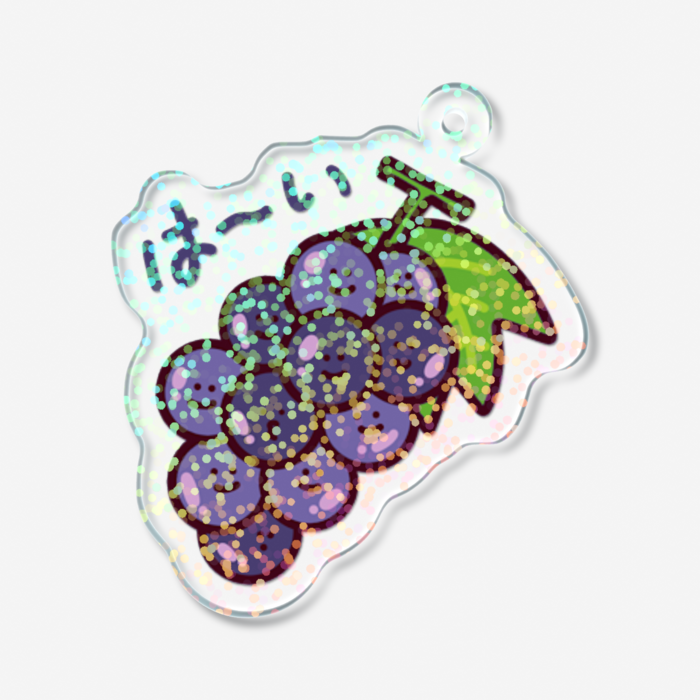 ホログラムアクリルキーホルダー - 50 × 50mm