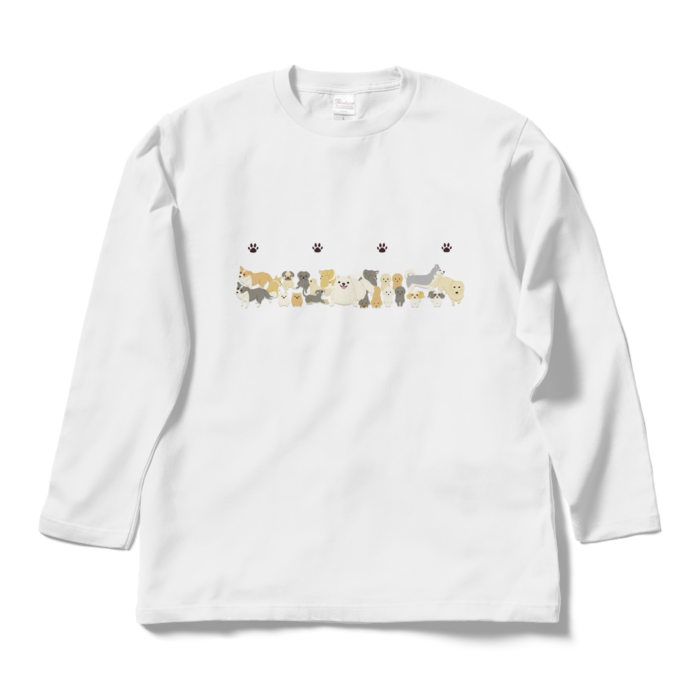ロングスリーブTシャツ　白　L