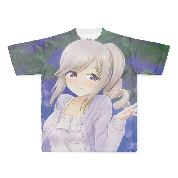 フルグラフィックTシャツ - L - 正面印刷のみ