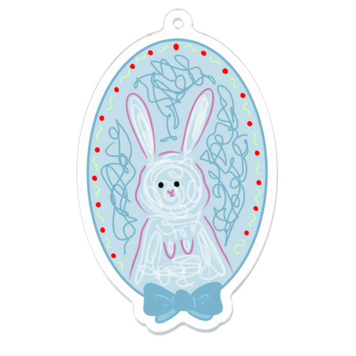 アクリルキーホルダー - 70 x 70 (mm)