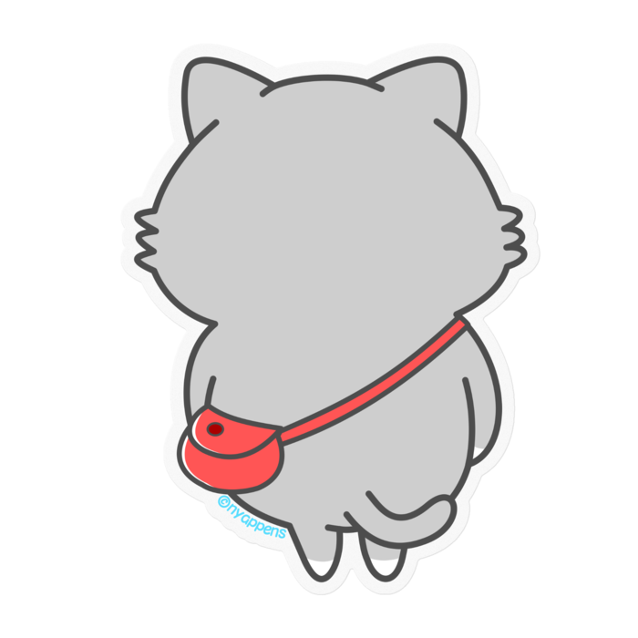 ステッカー - 100 x 100 (mm)クリア