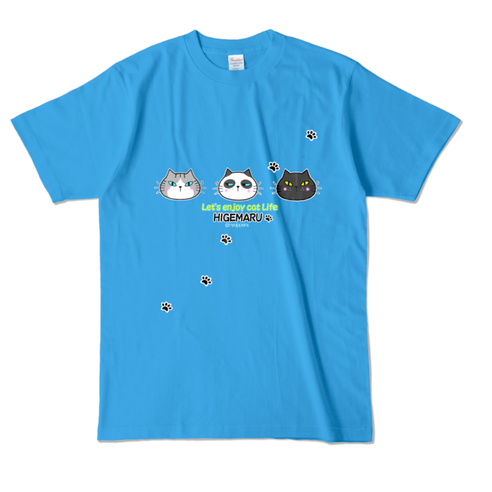 カラーTシャツ - L - ターコイズ (濃色)