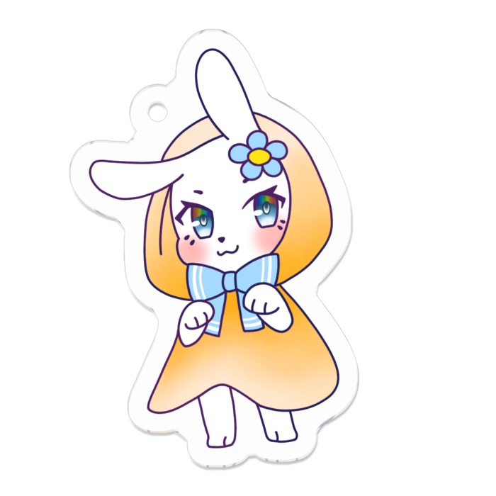 アクリルキーホルダー - 50 x 50 (mm)