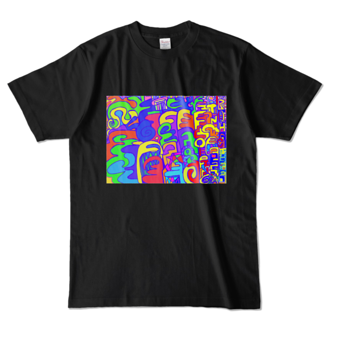 カラーTシャツ - L - ブラック (濃色)