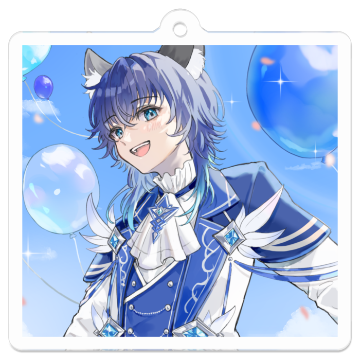 アクリルキーホルダー - 50 x 50 (mm)