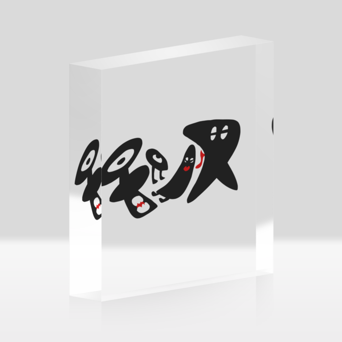 アクリルブロック - 100x100mm