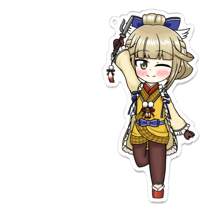 アクリルキーホルダー - 100 x 100 (mm)