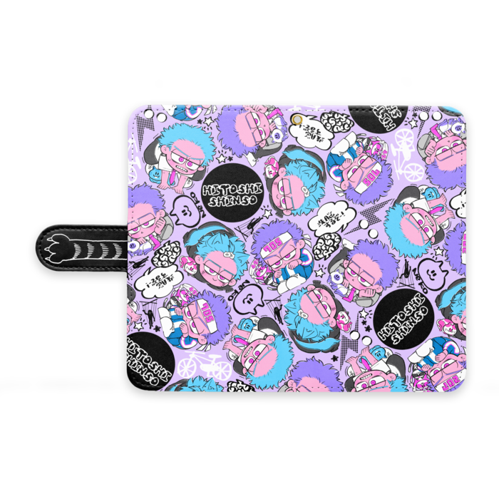 手帳型Androidケース - M - ストラップ穴 あり