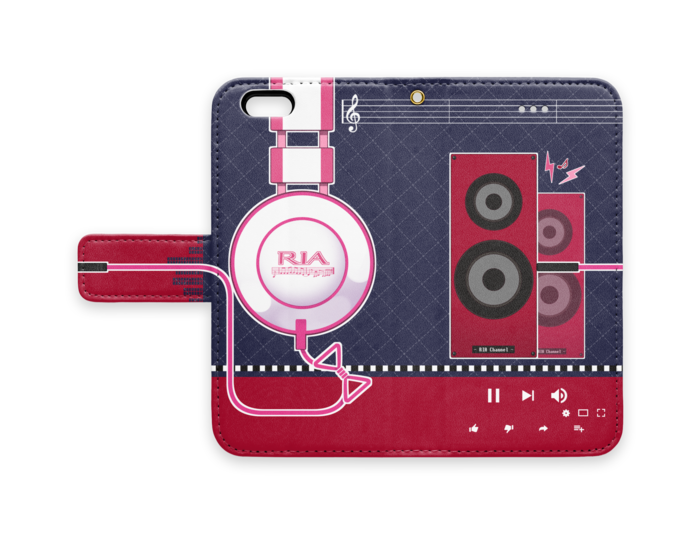 手帳型iPhoneケース - iPhone 6 / 6s - ストラップ穴 あり