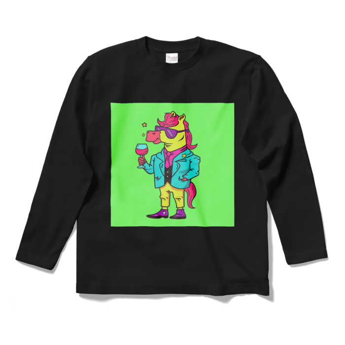 ロングスリーブTシャツ - S - ブラック
