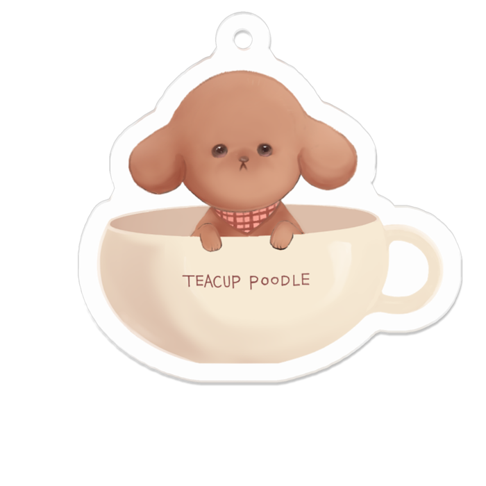 アクリルキーホルダー - 50 x 50 (mm)