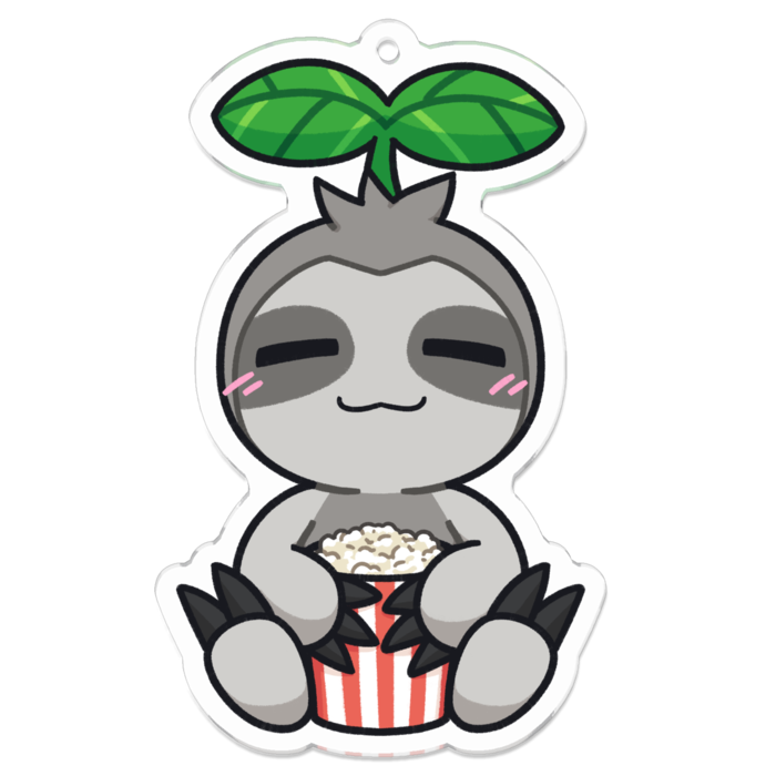 ポップコーン - 中サイズ - 70 × 70 mm (以内)