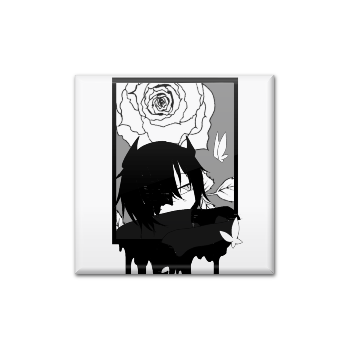 缶バッジ - 四角形40mm