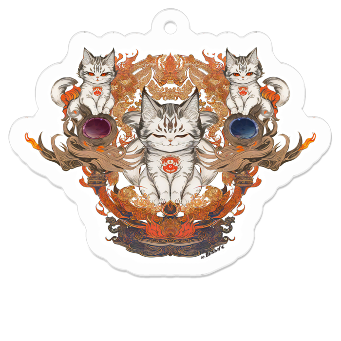 アクリルキーホルダー - 50 x 50 (mm)
