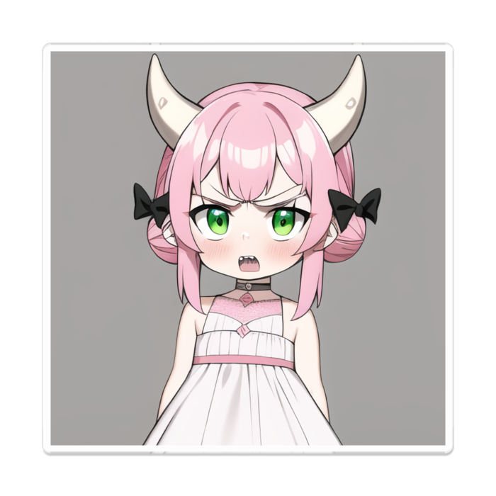 アクリルバッジ - 100 x 100 (mm)