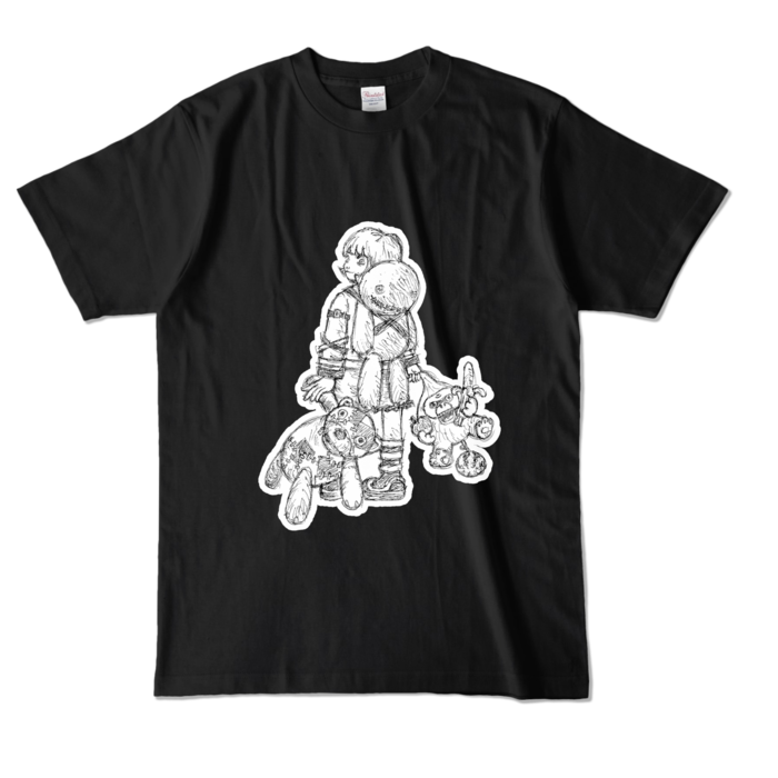 カラーTシャツ - L - ブラック (濃色)