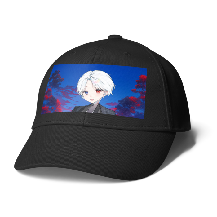 キャップ - ブラック