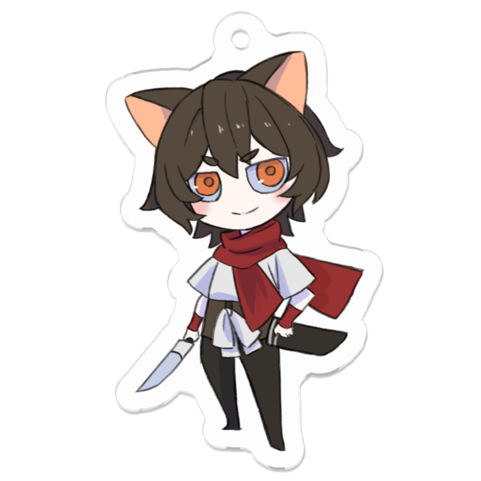 アクリルキーホルダー - 50 x 50 (mm)