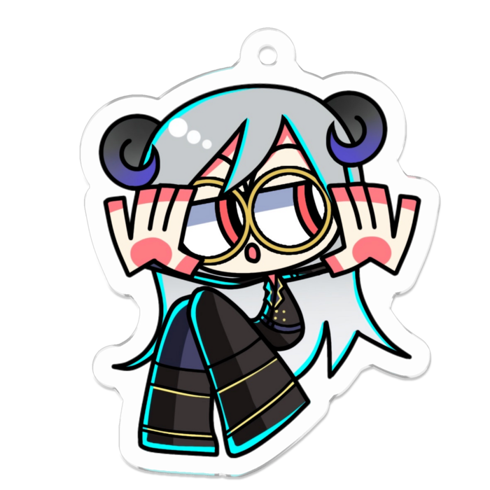 アクリルキーホルダーVer2 - 50 x 50 (mm)