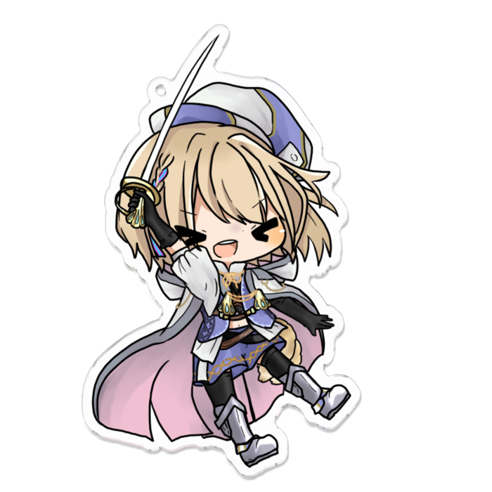 アクリルキーホルダー - 100 x 100 (mm)