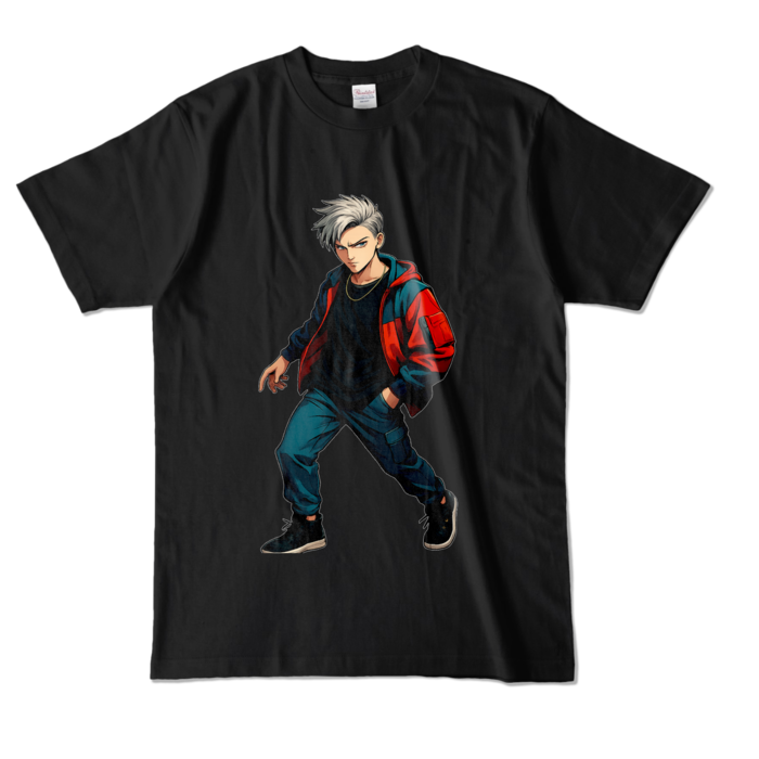 カラーTシャツ - L - ブラック (濃色)