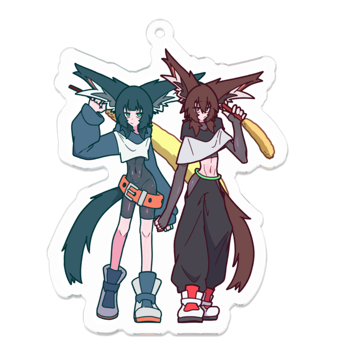 アクリルキーホルダー - 70 x 70 (mm)