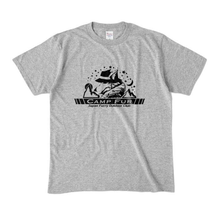 カラーTシャツ - M - 杢グレー (濃色)