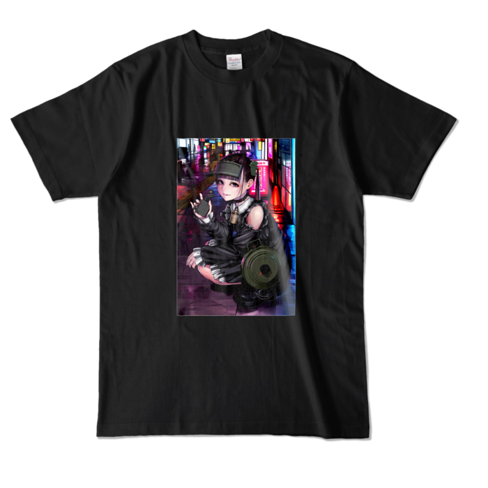 カラーTシャツ - L - ブラック (濃色)