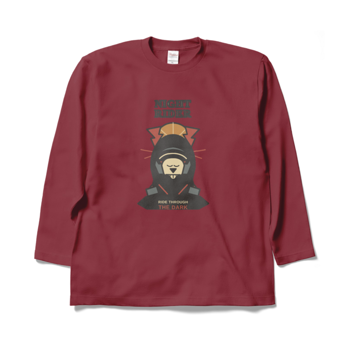 ロングスリーブTシャツ - XL - バーガンディ