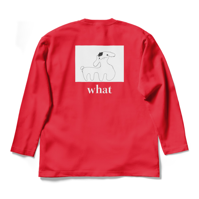 ロングスリーブTシャツ - L - レッド