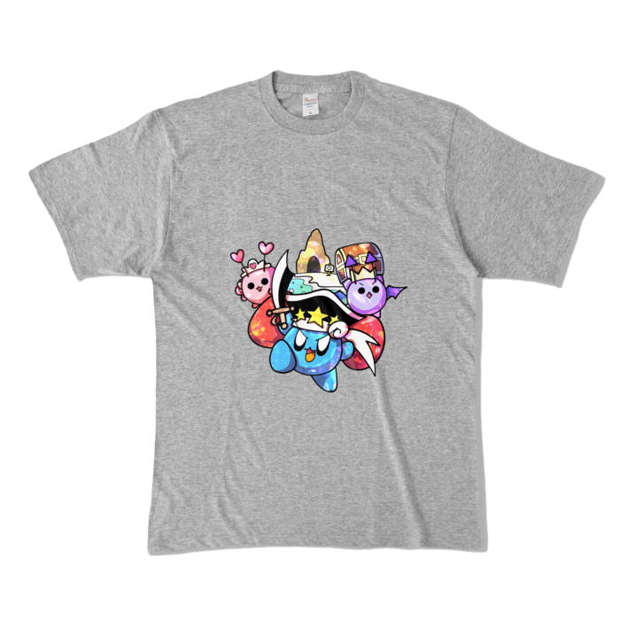 カラーTシャツ - XL - 杢グレー (濃色)
