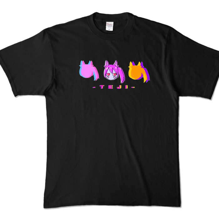 カラーTシャツ - XL - ブラック (濃色)
