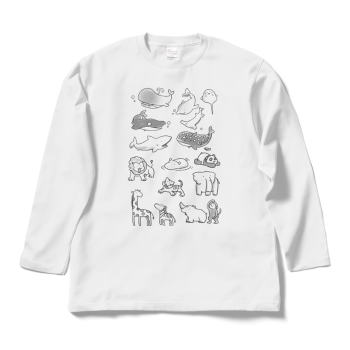 ロングスリーブTシャツ - L - ホワイト