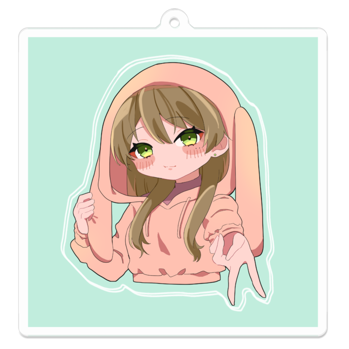 アクリルキーホルダー - 70 x 70 (mm)