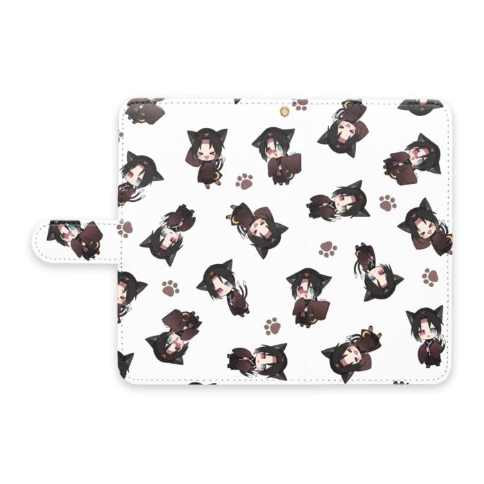 手帳型Androidケース - L - ストラップ穴 あり