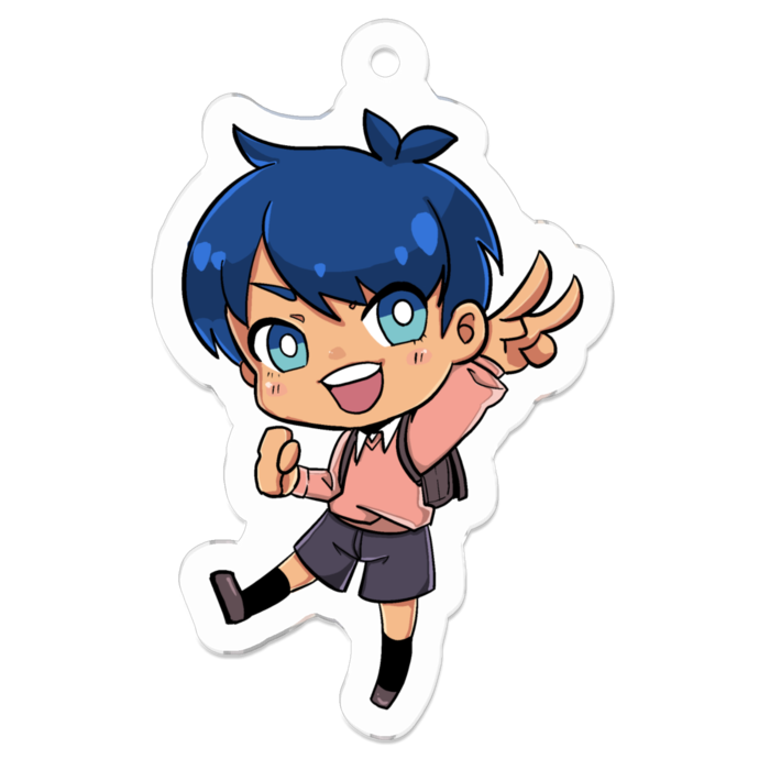 アクリルキーホルダー - 50 x 50 (mm)