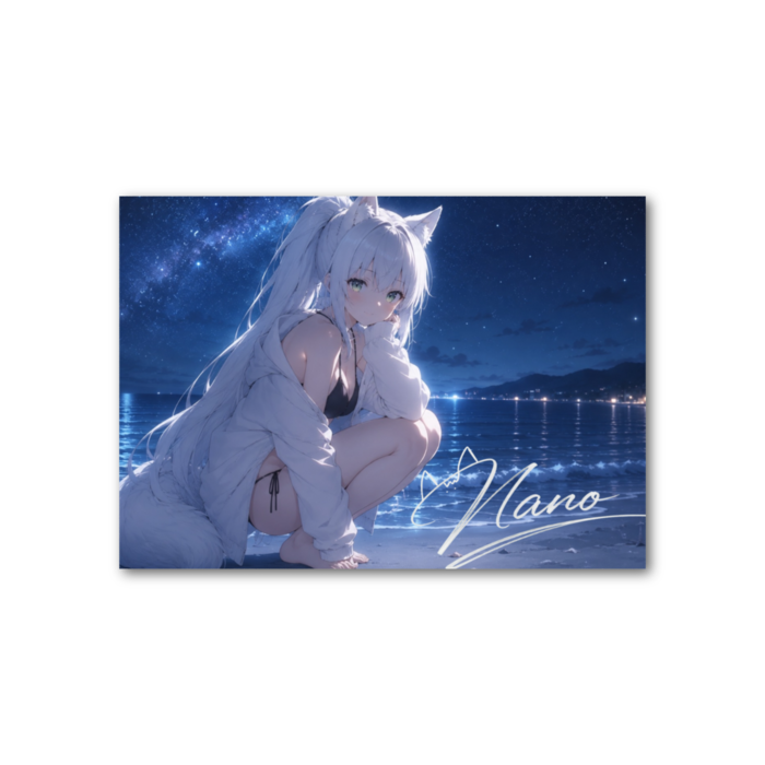 フォト風カード - 横 - 両面
