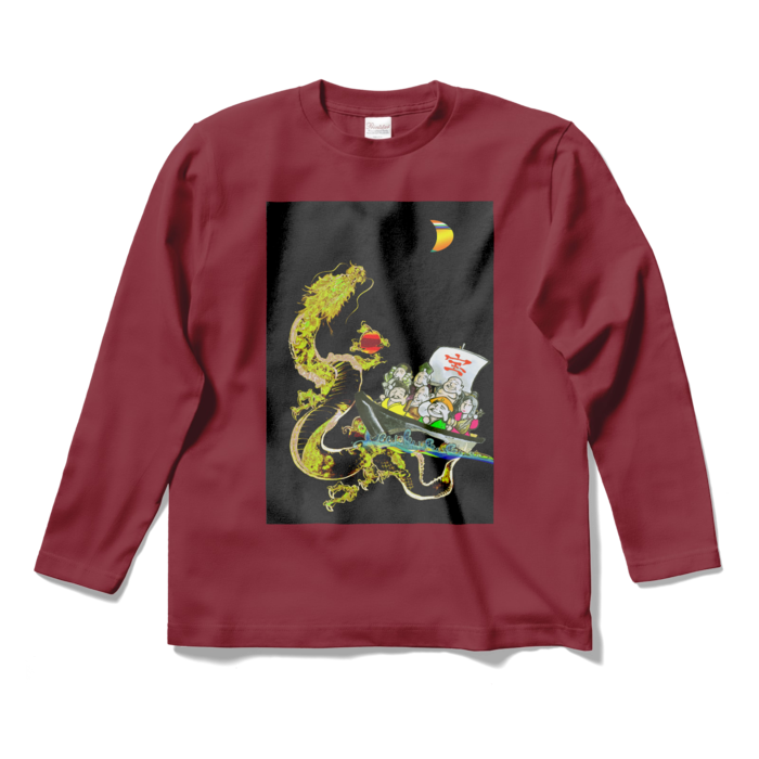 ロングスリーブTシャツ - S - バーガンディ