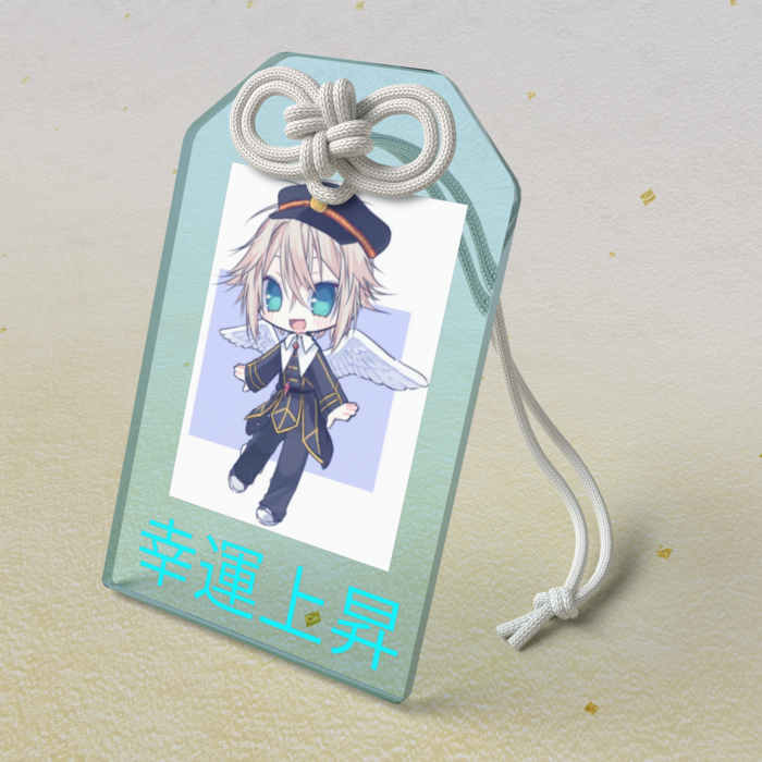 アクリルお守り - 50 × 80mm