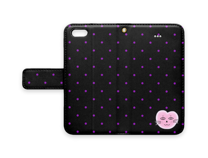 手帳型iPhoneケース - iPhone 5 / 5s / SE - ストラップ穴 あり