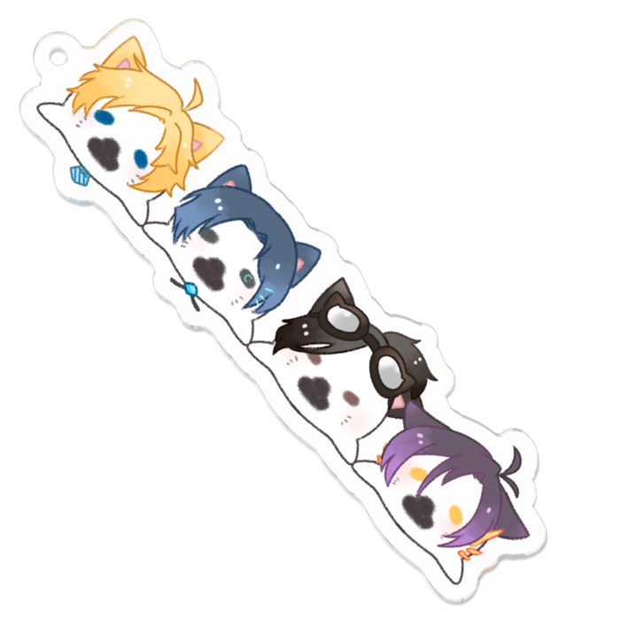 アクリルキーホルダー - 70 x 70 (mm)