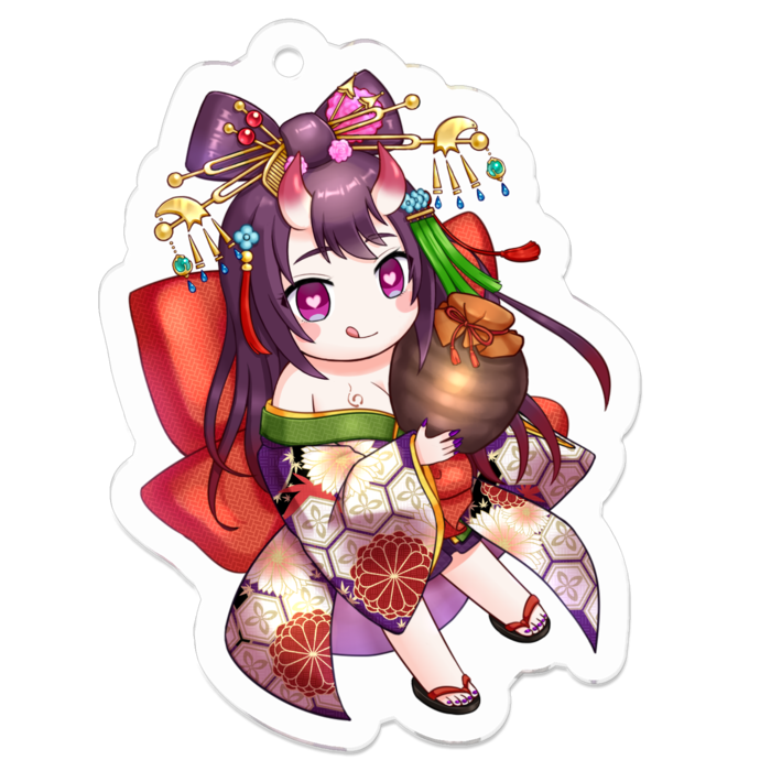 アクリルキーホルダー - 50 x 50 (mm)