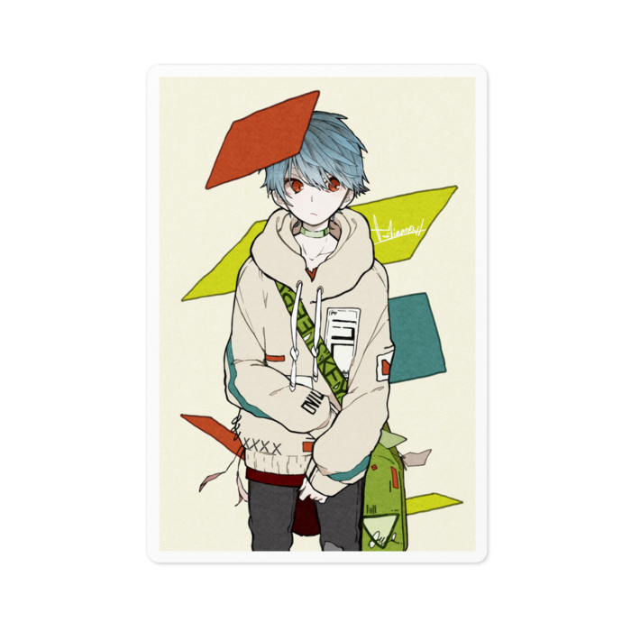 ステッカー - 100 x 100 (mm)