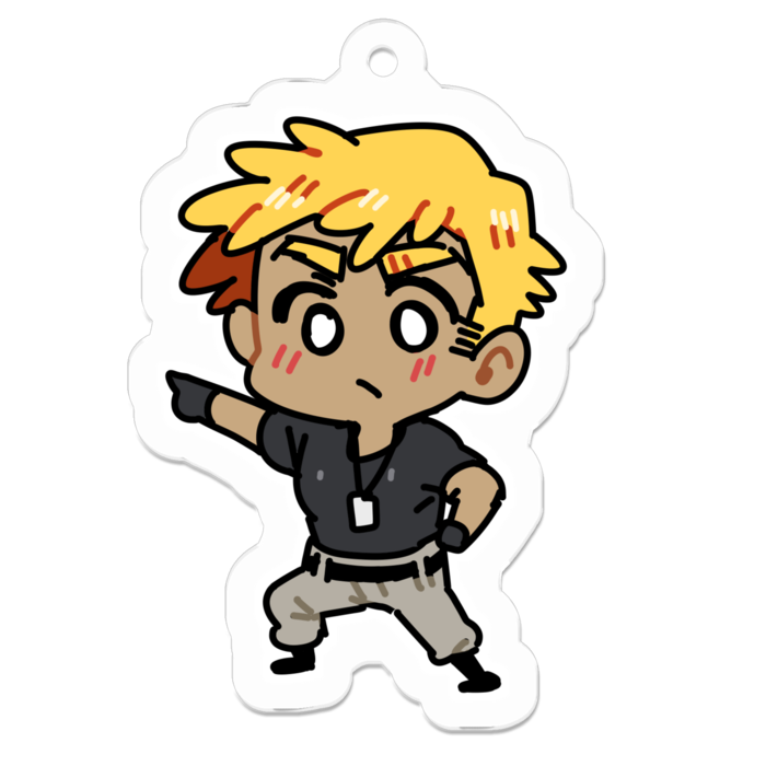 アクリルキーホルダー - 50 x 50 (mm)