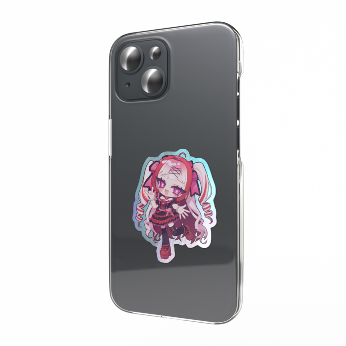 オーロラスマホステッカー - 縦