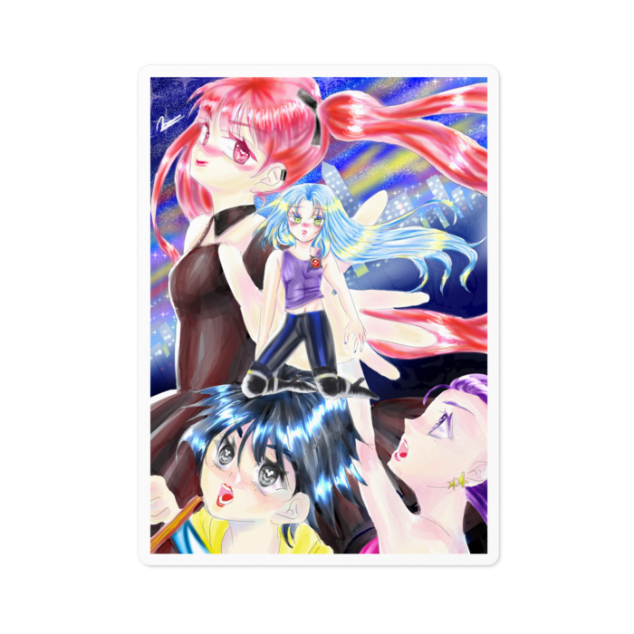 ステッカー - 100 x 100 (mm)