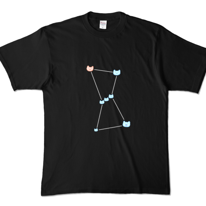 カラーTシャツ - XL - ブラック (濃色)