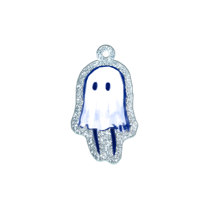 ラメアクリルキーホルダー - 50 × 50mm