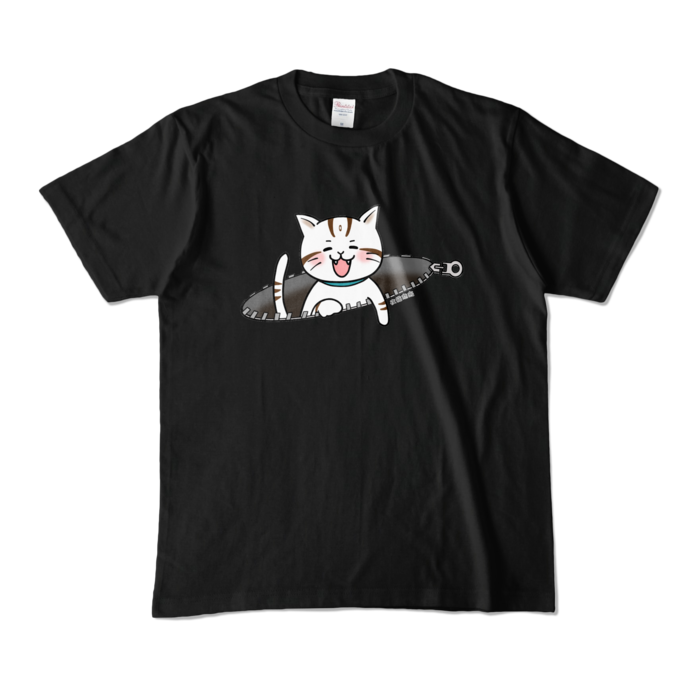 実はついて来ていた猫① - M - ブラック (濃色)