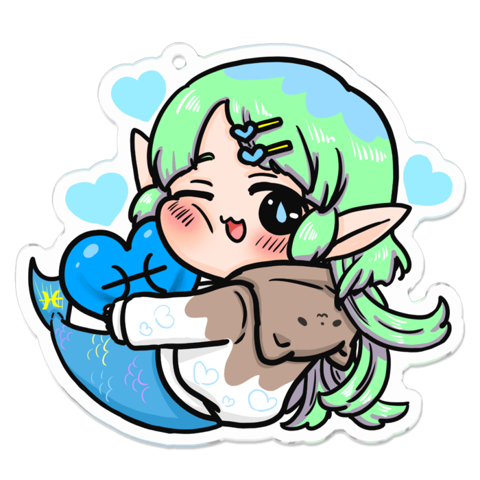 アクリルキーホルダー - 70 x 70 (mm)